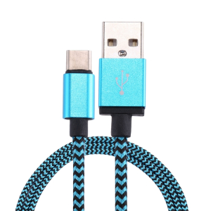 USB-C / USB-A  data- ja latauskaapeli, 1m